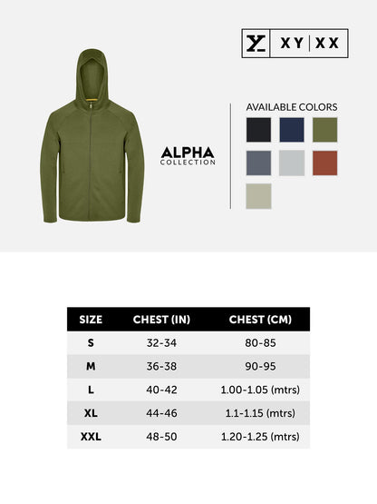 XYXX Men Cotton Rich Hoodies, Regular Fit, Solid