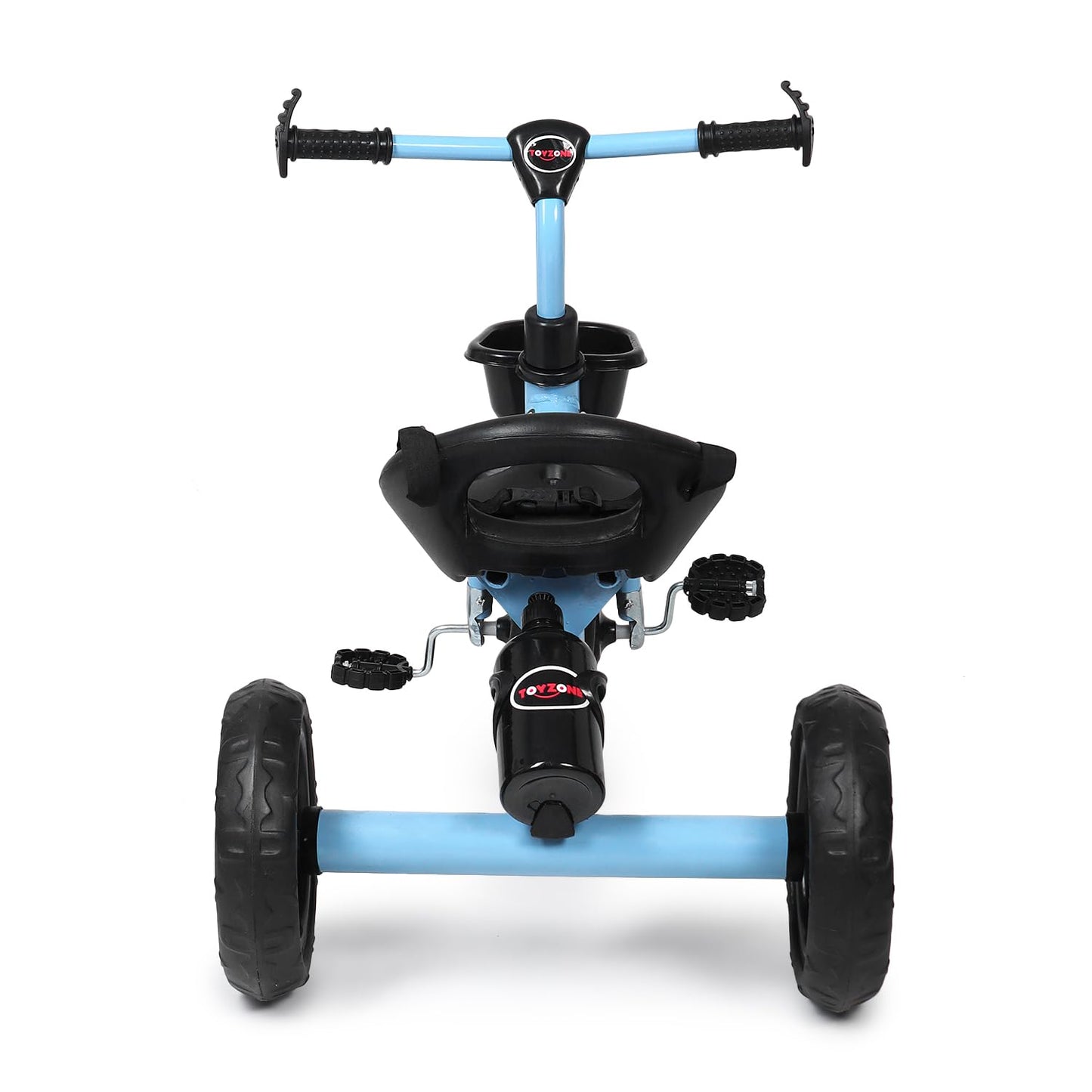 TOY ZONE Phoenix Tricycle-Blue | Kids Baby Cycle | Tricycle | Baby Cycle | Tricycle | Kids Cycle with Rubber Wheel | Ride On Car | Push Cycle with Front Basket