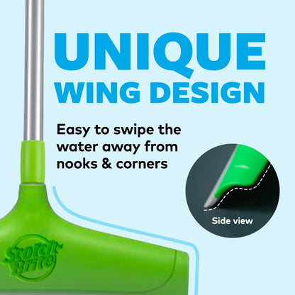 Scotch-Brite Bathroom Squeegee Plastic Wiper(30 cm)(Green)