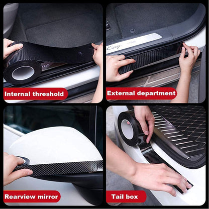 Applications of VINSU Car Sticker Carbon Fiber Rubber Protectors Tape