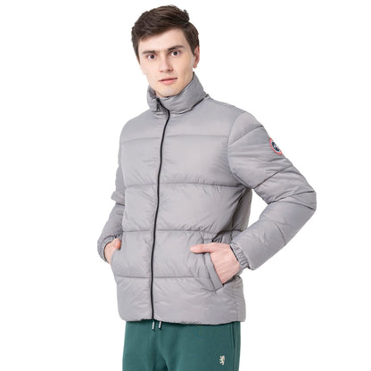 Red Tape Men's Slate Grey Solid Padded Jacket