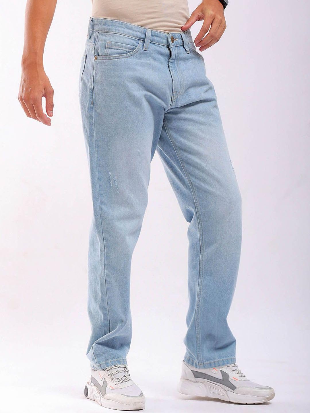 The Indian Garage Co Men's Straight Fit Jeans