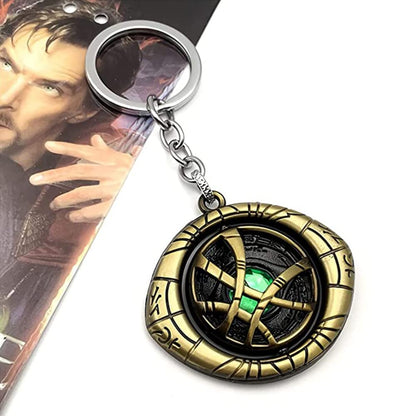 Close up of the doctor strange keychain