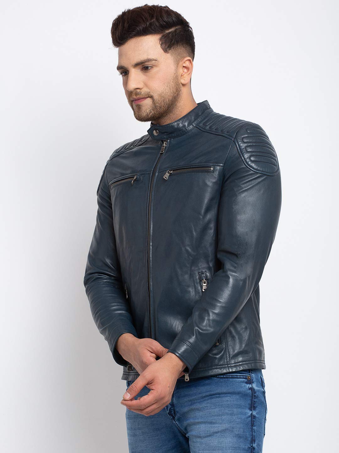 TEAKWOOD LEATHERS Men's Leather Jacket