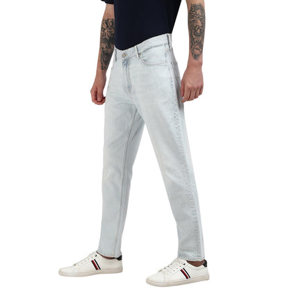 Tommy Hilfiger Cotton Solid Men Dad Fit Jeans