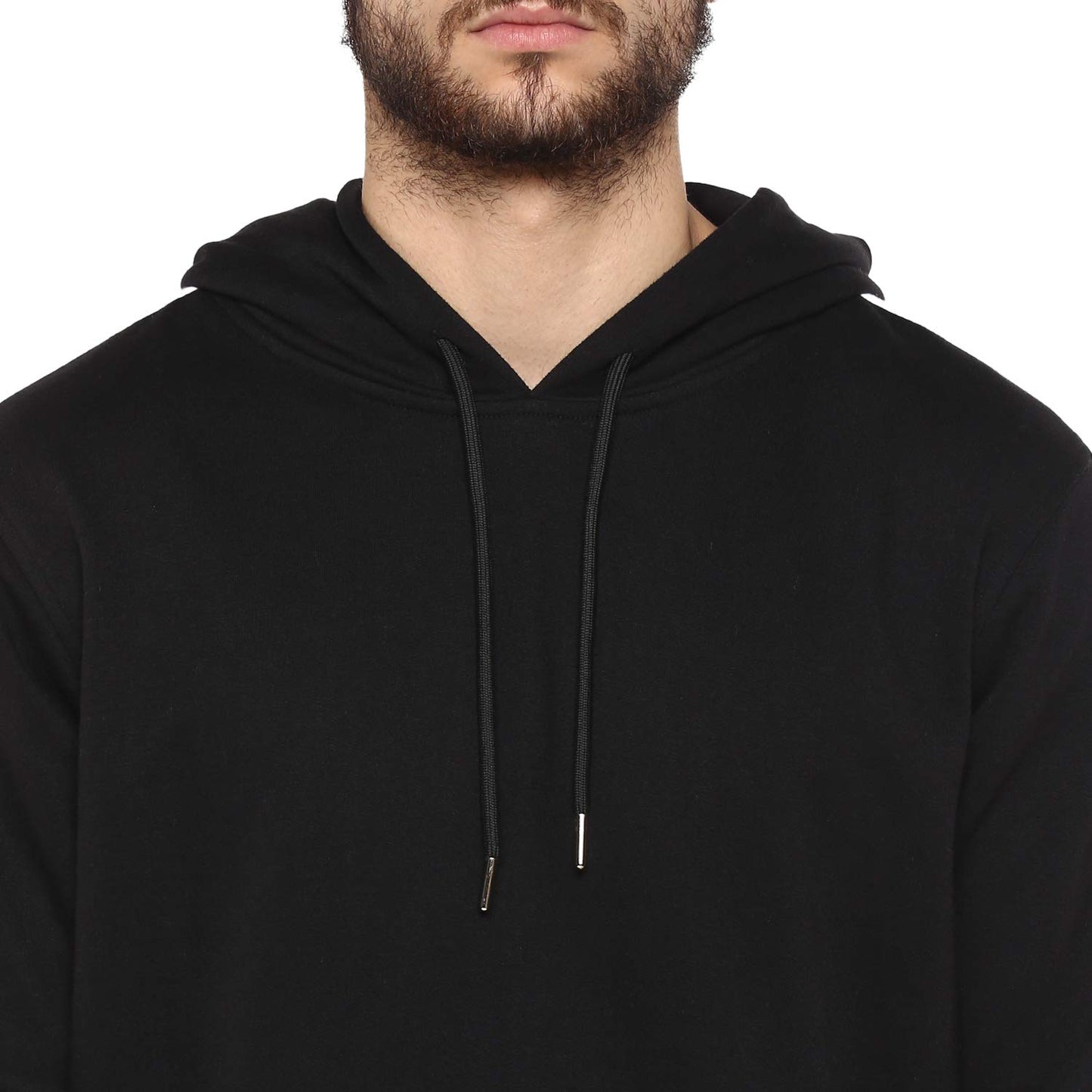 Alan Jones Clothing Men's Poly Cotton Hooded Regular Sweatshirt