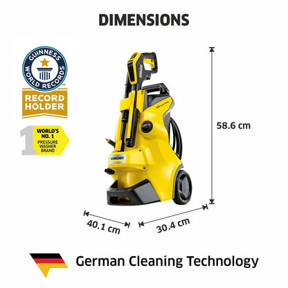 Karcher K5 Power Control*EU High Pressure Washer |Flow Rate - 500 l/h |Bar Pressure - 145 |Easy to Use & Carry |Plug 'n' Clean |German Technology |Multiple Accessories