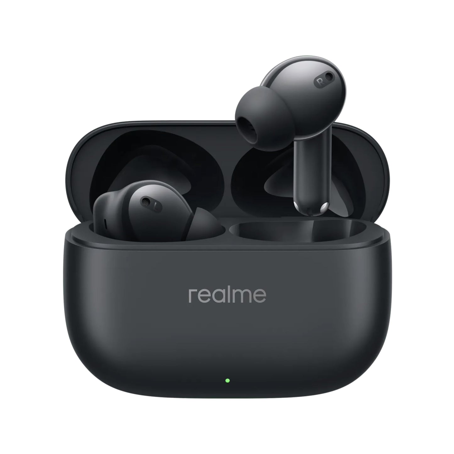 realme Buds T310 Truly Wireless in-Ear Earbuds with 46dB Hybrid ANC, 360° Spatial Audio, 12.4mm Dynamic Bass Driver, Upto 40Hrs Battery and Fast Charging (Vibrant Black)