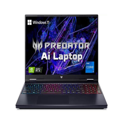 Acer Predator Helios Neo 16 Intel Core i7 14th Gen 14700HX - (16GB/512GB SSD/Windows 11 Home/6 GB Graphics/NVIDIA GeForce RTX 4050) PHN16-72 Gaming Laptop (16" WQXGA, Abyssal Black, 2.8 Kg)