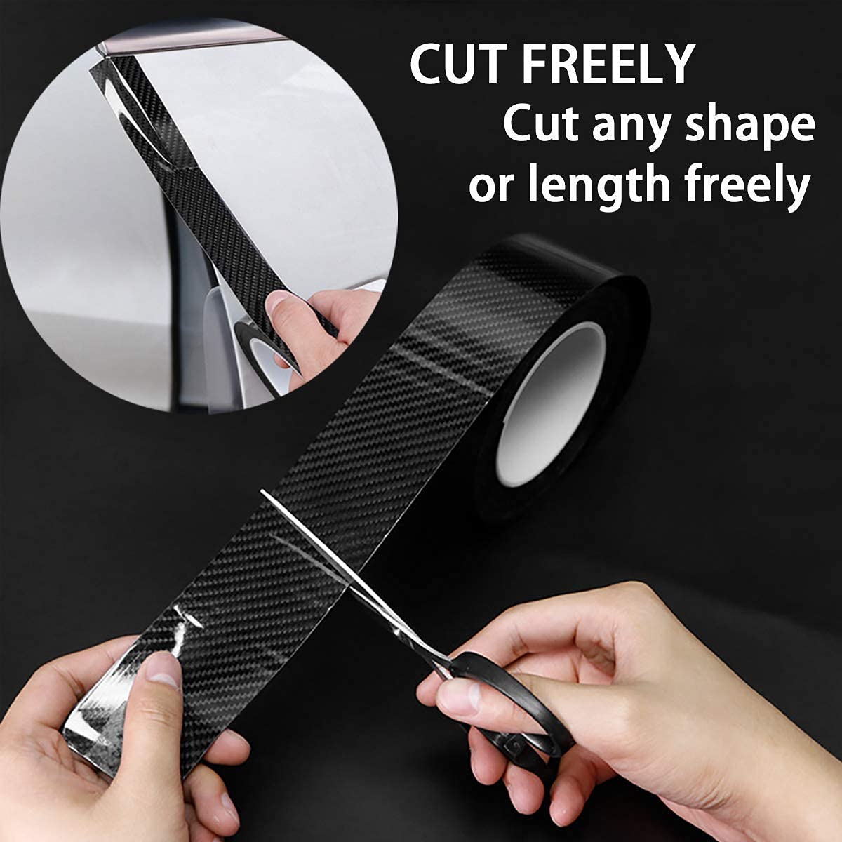 Cut freely and cut any shape or length from the tape