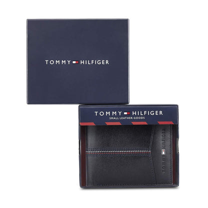 Tommy Hilfiger Leather Navy Men's Wallet (Blue)