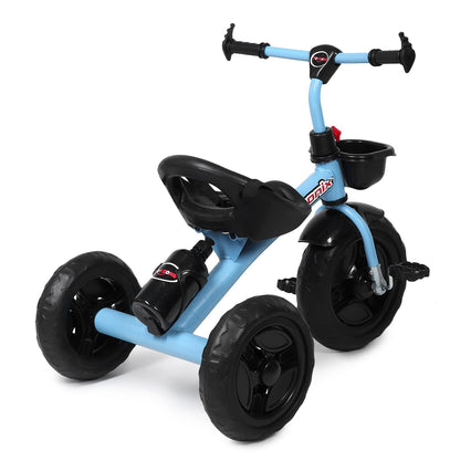 TOY ZONE Phoenix Tricycle-Blue | Kids Baby Cycle | Tricycle | Baby Cycle | Tricycle | Kids Cycle with Rubber Wheel | Ride On Car | Push Cycle with Front Basket