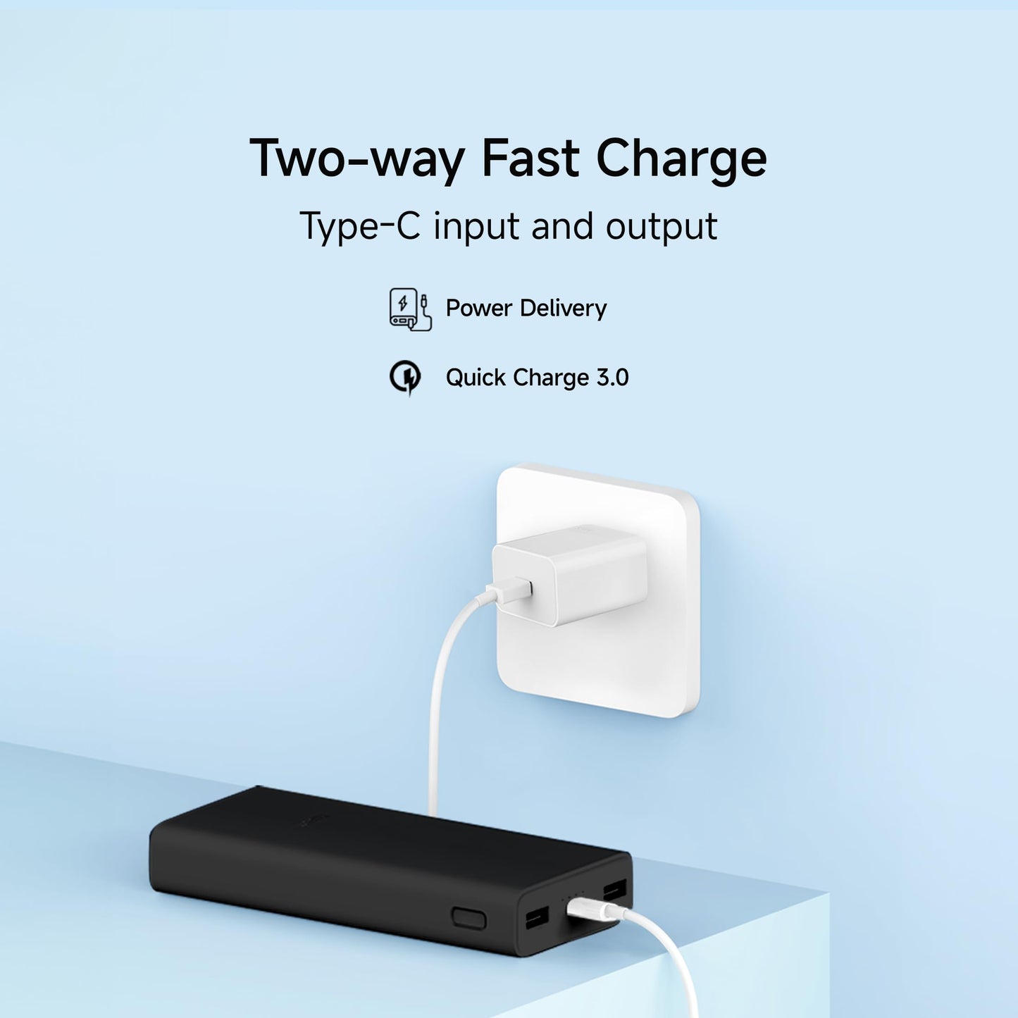 Xiaomi Power Bank 4i 20000mAh 33W Super Fast Charging PD | Power Delivery | QC 3.0|Type C Input & Output |Triple Output Ports|Classic Black|Supports Android,Apple, Tablets, Earbuds, Watches etc (MI)