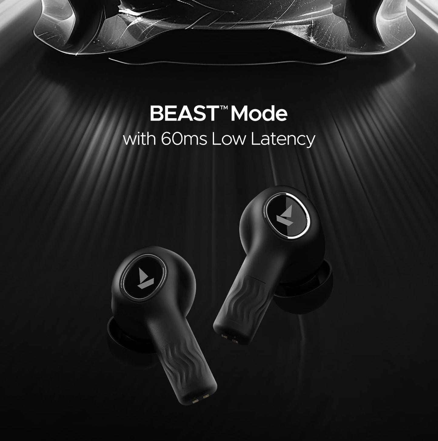 boAt Nirvana Ion Truly Wireless in Ear Ear Buds w/ 120 HRS Playback,Crystal Bionic Sound w/Dual EQ Modes, 4 Mics ENx™ Technology, in Ear Detection, Hearables App, IPX4 Ear Buds TWS (Charcoal Black)