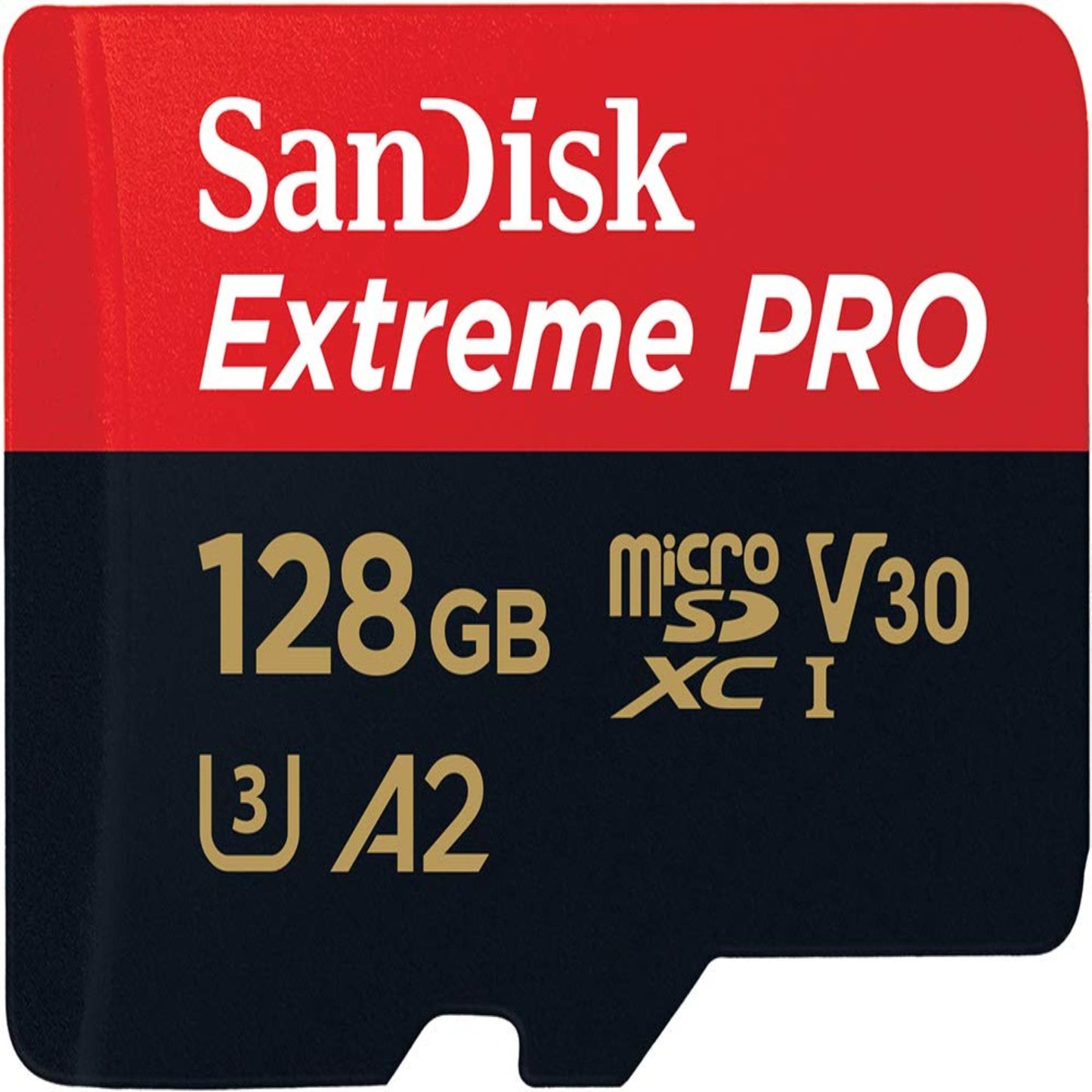 SanDisk Extreme Pro 128GB microSDXC UHS-I, V30, 200MB/s Read, 90MB/s Write, Memory Card for 4K Video on Smartphones, Action Cams and Drones