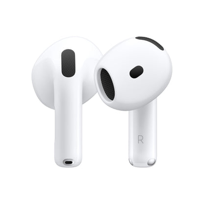 Apple AirPods 4 Wireless Earbuds, Bluetooth Headphones, with Active Noise Cancellation, Adaptive Audio, Transparency Mode, Personalised Spatial Audio, USB-C Charging Case, Wireless Charging, H2 Chip