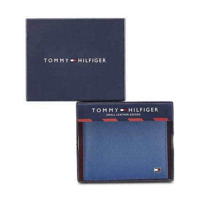 Tommy Hilfiger Becken Men's Leather Wallet - Bright Cobalt (4 Card Slot)