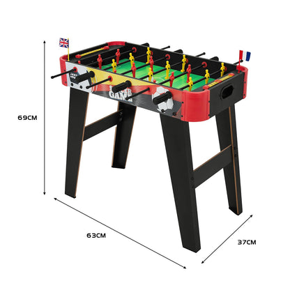 Amazon Brand - Jam & Honey Foosball Table - Big | Indoor Soccer Game for Boys & Girls | Perfect for Home, Resorts, Hotels, Schools | 6 Rows with 6 Handles, 18 Players