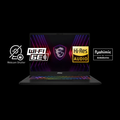 MSI Crosshair 16 HX, Intel 14th Gen. i7-14700HX, 41CM QHD+ 240Hz Gaming Laptop(32GB/1TB NVMe SSD/Windows 11 Home/NVIDIA GeForce RTX 4070, GDDR6 8GB/Cosmos Gray/2.5Kg), D14VGKG-205IN