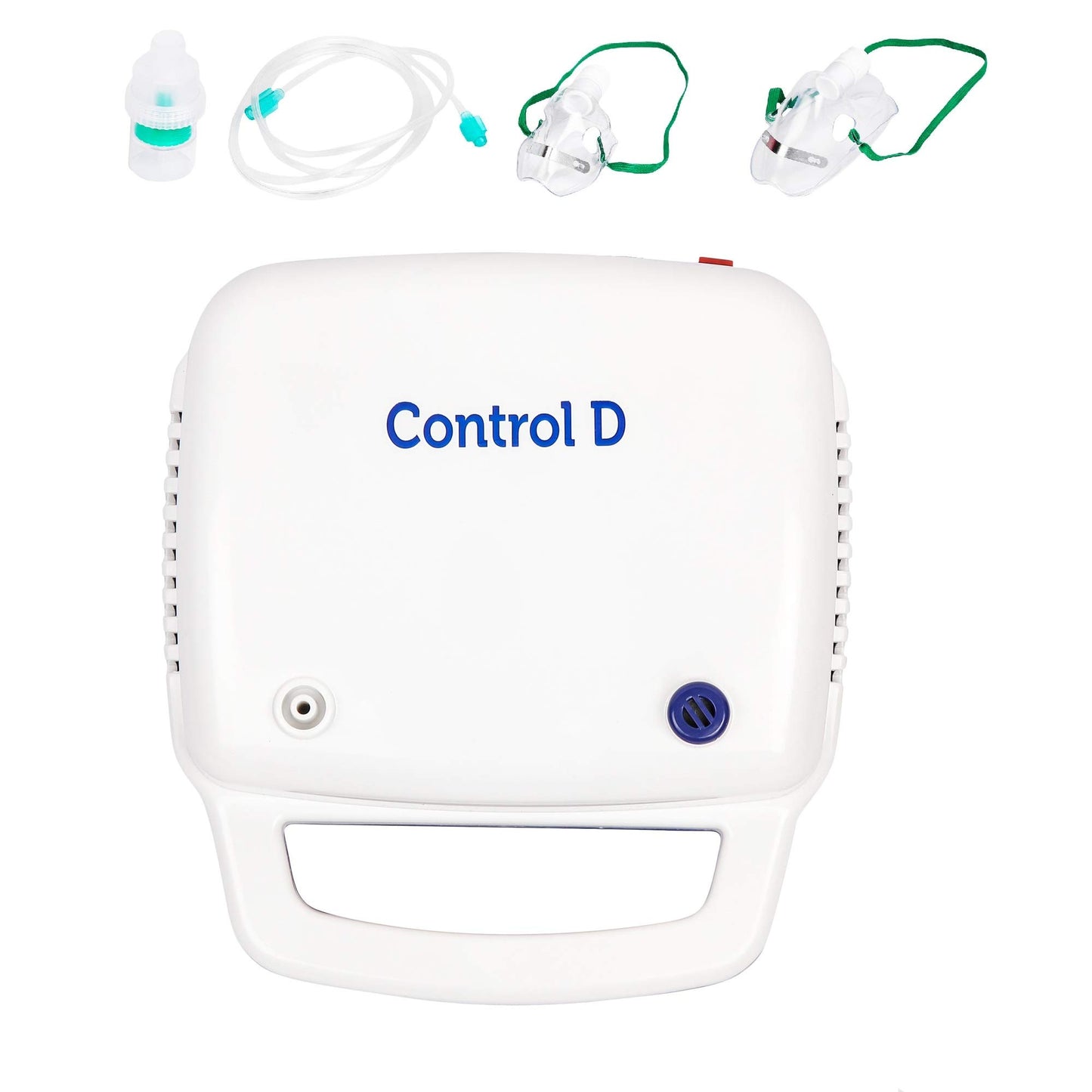 Control D Blue & White Compressor Complete Kit Nebulizer with Child and Adult Masks