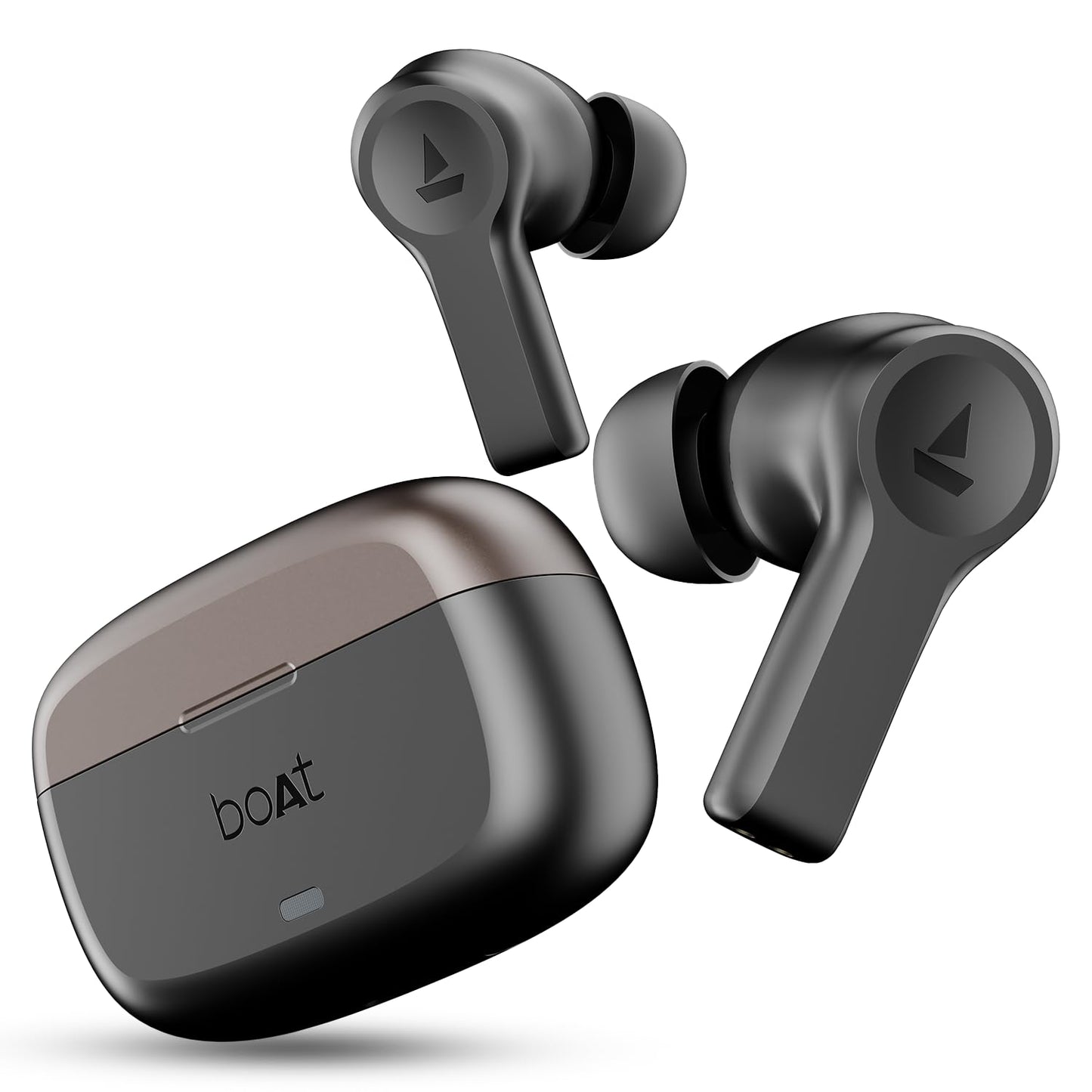 boAt Airdopes Flex 454 ANC Truly Wireless in Ear Ear Buds w/Smart Features, ANC, 60HRS Playback,Hearables App Support,4 Mics ENx,Multi Point,ASAP Charge, IPX5,Beast Mode Earbuds TWS (Gunmetal Black)