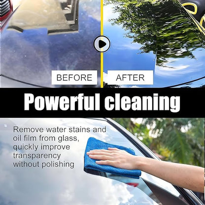 Car Windshield Cleaner Oil Film Remover for Glass | Water Spot Remover for Glass Surfaces, Glass Cleaner for Home and Auto Windows Cleaning Each 100ml (1, Car Windshield Cleaner Oil)