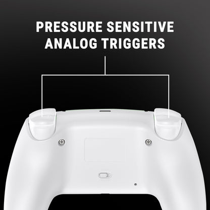 Ant Esports Gp400 Rgb Wireless Controller For Pc / Ps4 / Ps3 /Switch/Android/Ios With Double Shock, Six- Axis Sensor, Turbo Function, Upto 12 Hrs. Play Time, 1000Mah Battery White