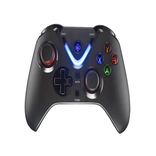 Cosmic Byte ARES Wireless Controller for PC, Magnetic Triggers, Accurate Joysticks, Dual Vibration, Backit LED Buttons, USB Extension Cable (Black)