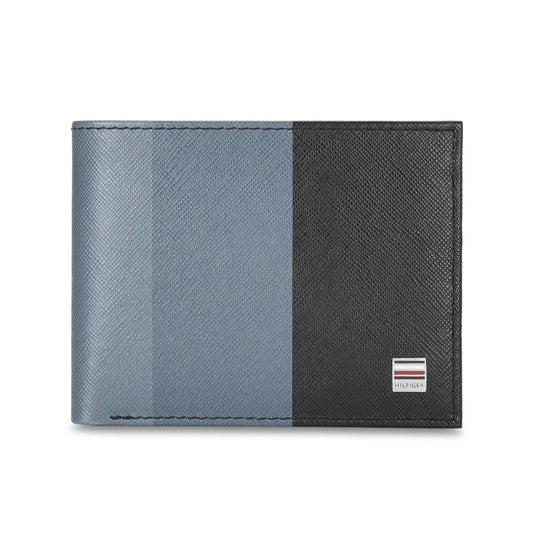 Tommy Hilfiger Leather Men Wallet (Black)