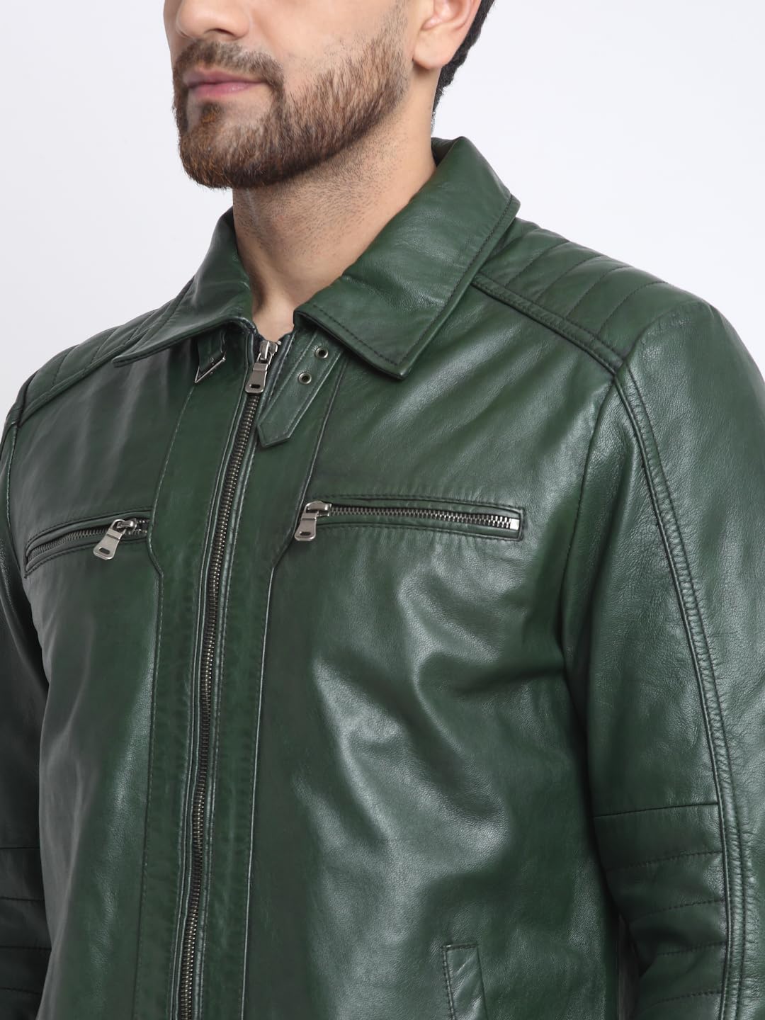 TEAKWOOD LEATHERS Men's Leather Jacket