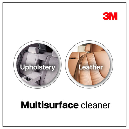 3M Foaming Car Interior Cleaner (580 g) | Upholstery and Leather Cleaner | Removes Tough Stains and Dirt Inside Your Car