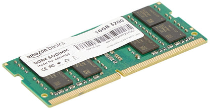 Amazon Basics DDR4 3200MHz 16GB Laptop RAM Memory | SO-DIMM | High-Speed Performance | Energy Efficient | Easy Installation