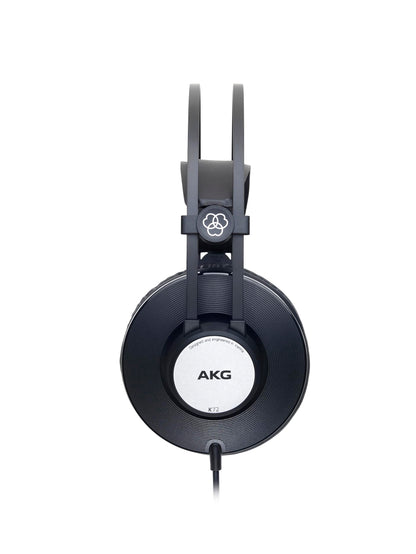 AKG K72 Closed Back Studio Headphones, Black, Pack of 1