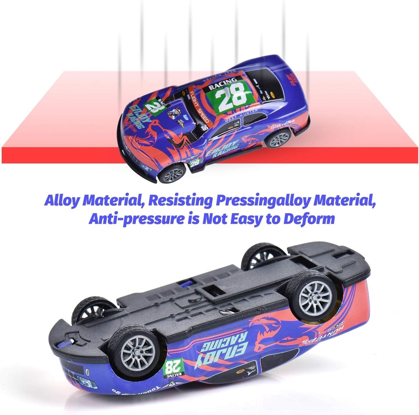 Amitasha 10 Unbreakable Racing Mini Diecast Car Models Set for Kids Pull Back Vehicles Metal Alloy Car Play Set for Kids, Unique Toys, Best Birthday Gift, Diwali Gift, Khilona for Boys(Racing Cars)