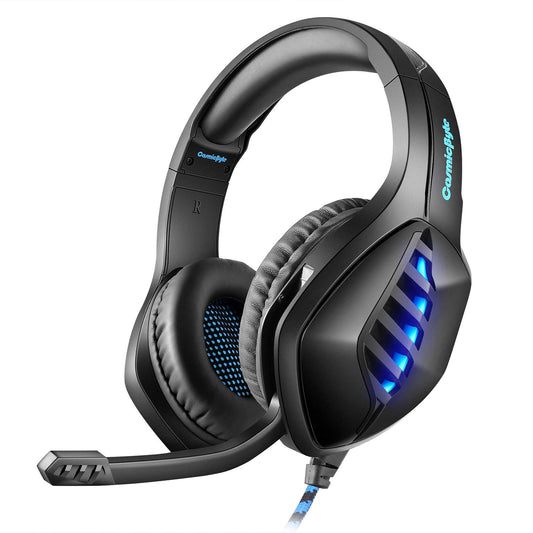 Cosmic Byte GS430 Gaming wired over ear Headphone, 7 Color RGB LED and Microphone