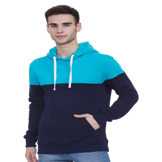 Amazon Brand - Symbol Men's Cotton Blend Hooded Neck Regular Sweatshirt