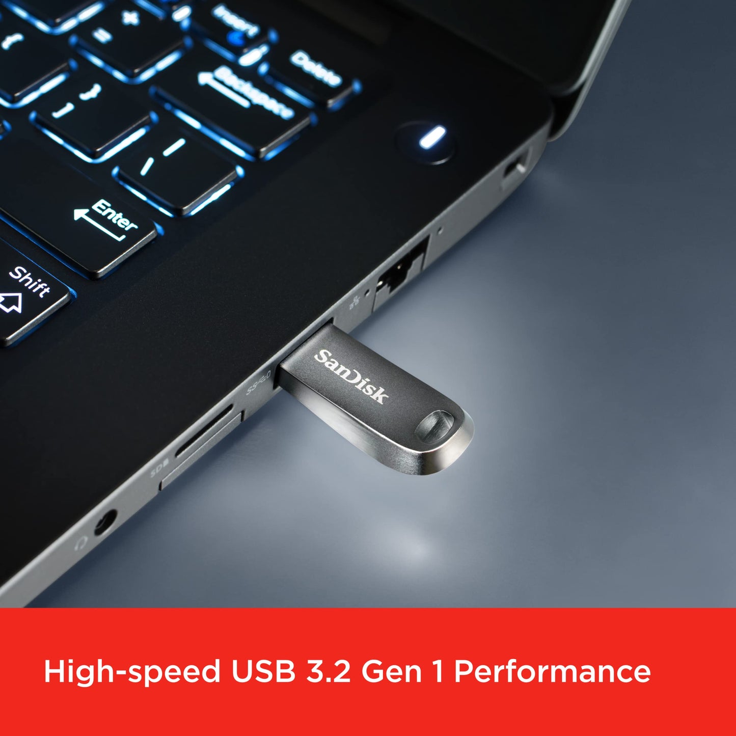 SanDisk Ultra Luxe USB Type-C Flash Drive 64GB USB 3.2 Gen 1 Performance