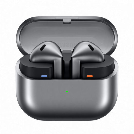 Samsung Galaxy Buds 3 (Silver) with Galaxy AI Powered Real-time Interpreter | 24-bit Hi-Fi Audio | Up to 36H Battery | IP57