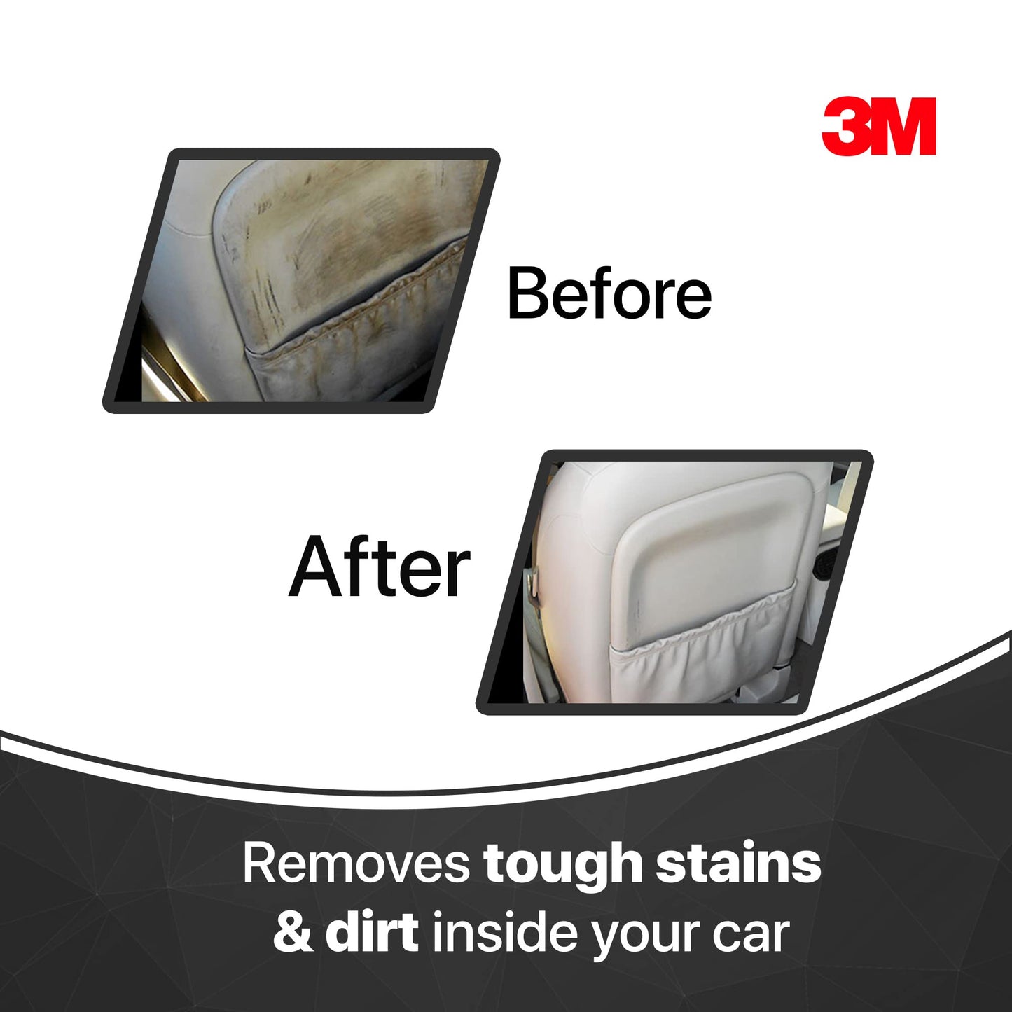 3M Foaming Car Interior Cleaner (580 g) | Upholstery and Leather Cleaner | Removes Tough Stains and Dirt Inside Your Car