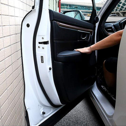 Rubber strip for car door edge protects doors from unwanted scratches from walls