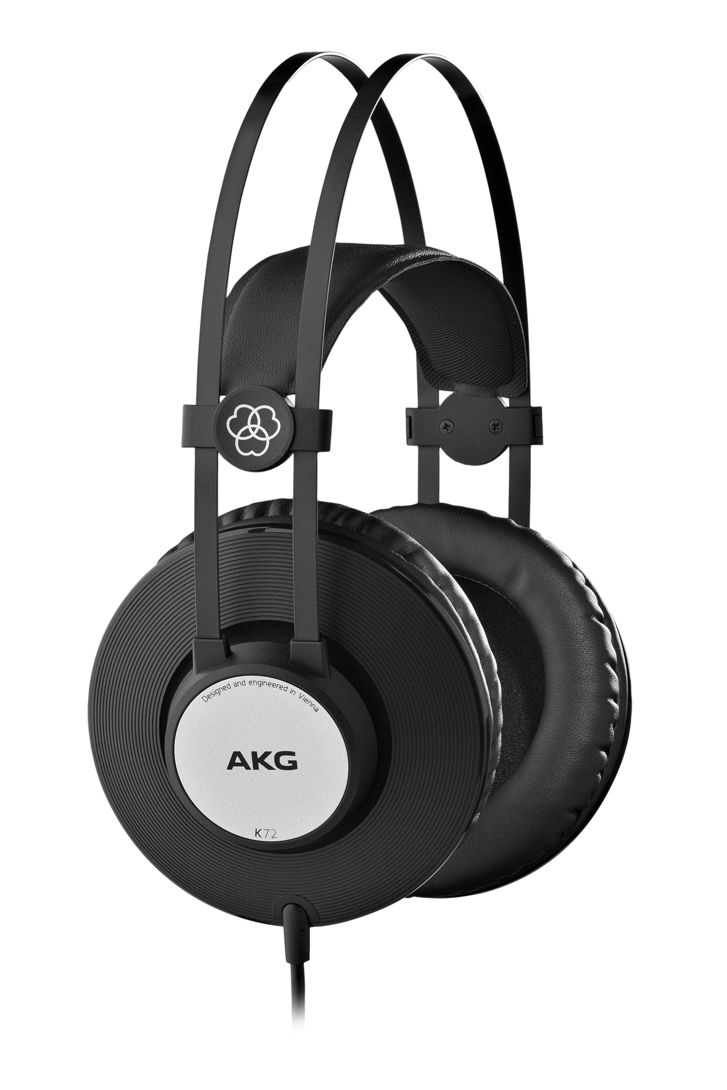 AKG K72 Closed Back Studio Headphones, Black, Pack of 1