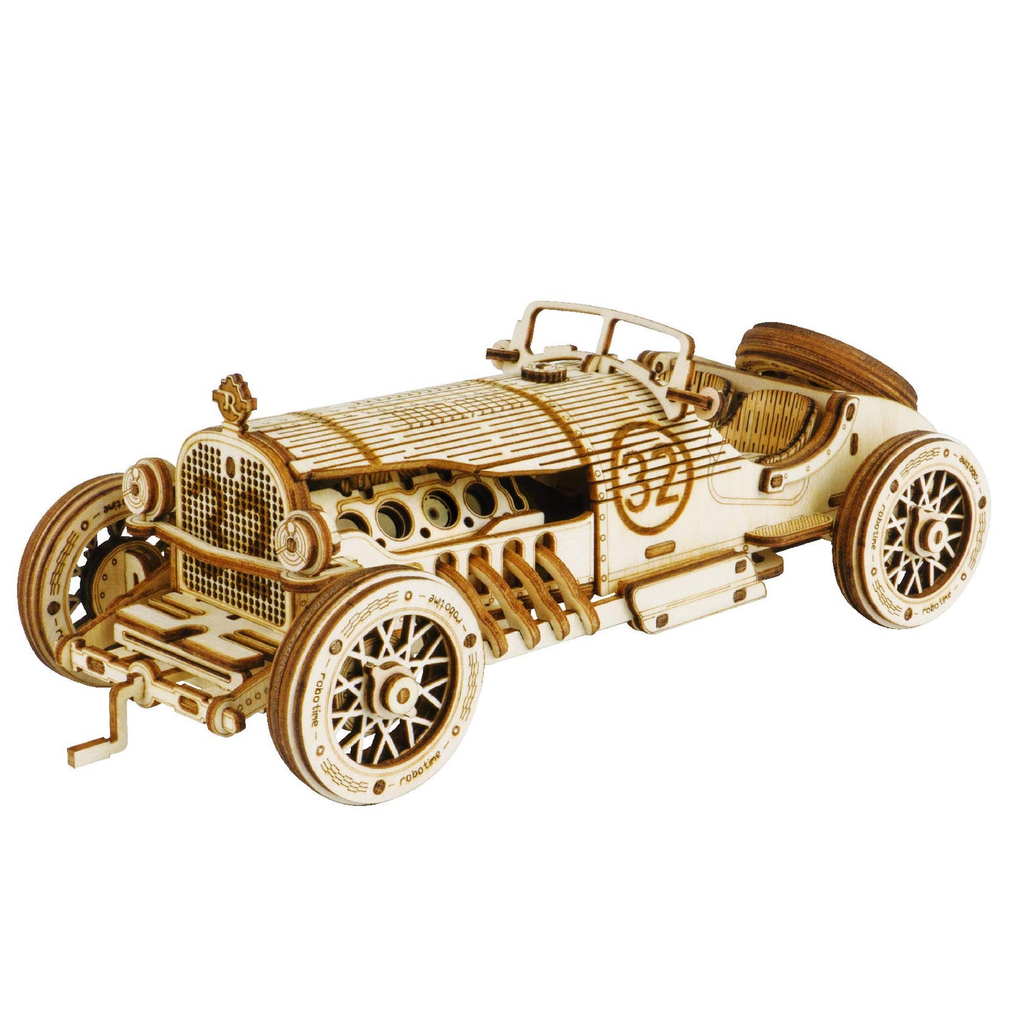 Grand Prix Car Model Cars to Build, 3D Wooden Puzzle for Adults & Teens, DIY Scale Mechanical Car Model Building Kits, Best Toys Gift for Kids