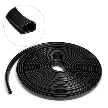 Automaze U-Shape Edge Trim Rubber Strip for Car Door Edge & Seal Protector