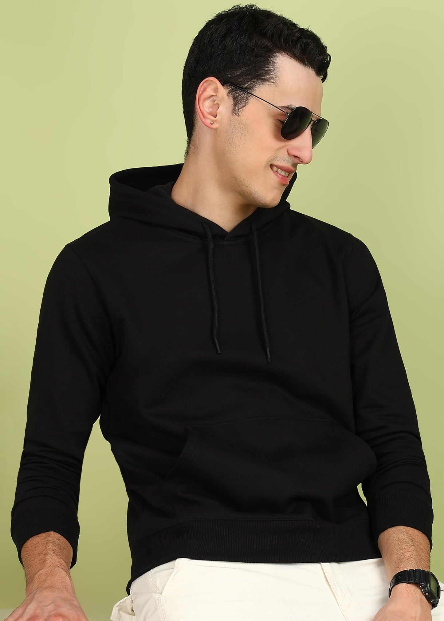 Alan Jones Clothing Men's Fleece Regular Fit Hooded Hoodies