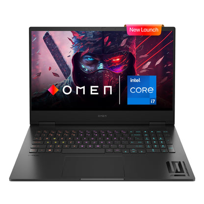 HP OMEN Gaming, 14th Gen Intel Core i7-14650HX, 8GB NVIDIA RTX 4060,16GB DDR5, 1TB SSD, 16.1-inch (40.9 cm), FHD, IPS, Gaming Laptop, 144Hz, RGB Backlit KB (Win 11, Office 21, Black, 2.39 kg) wf1150TX