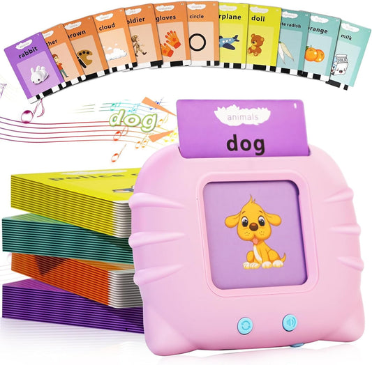 Niwlix Flash Cards, Talking Flash Cards, Educational Toys for 2 3 4 Years Old boy Girls, Talking Flsh Cards Learning Toys, Flash Cards for Babies, flashcards Multicolor