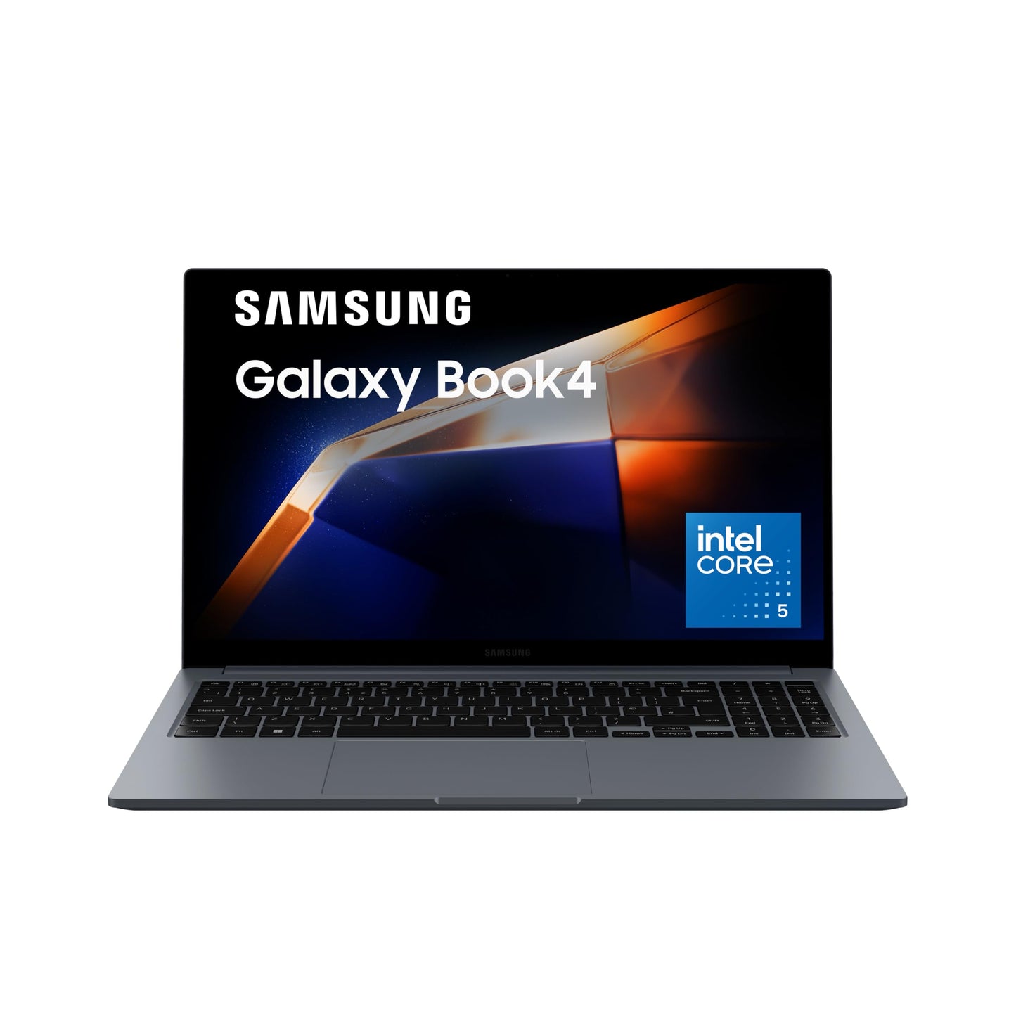 Samsung Galaxy Book4 (Gray, 8GB RAM, 512GB SSD) | 15.6" Full HD Screen | Intel Core 5 120U Processor | Windows 11 Home | MS Office 2021 | Fingerprint Reader | Intel Iris XE Graphics | RJ45 LAN Port