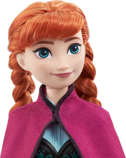 Disney Mattel Princess Dolls Anna Posable Fashion Doll 1 with Signature Clothing and Accessories