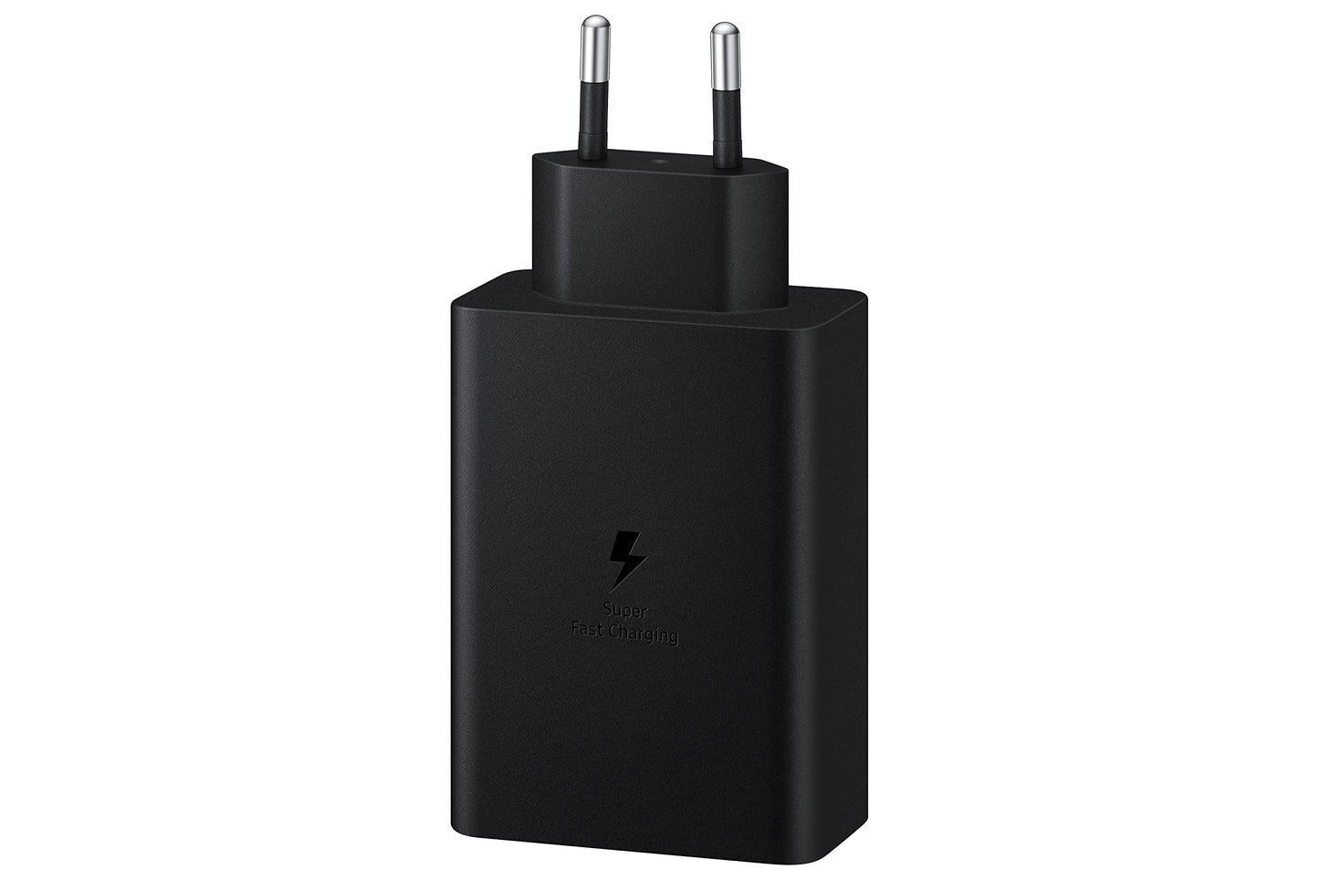 Samsung Original 65W Tri Port,Type-C & USB-A,Super Fast Charger (Cable not Included),Black,Tablet