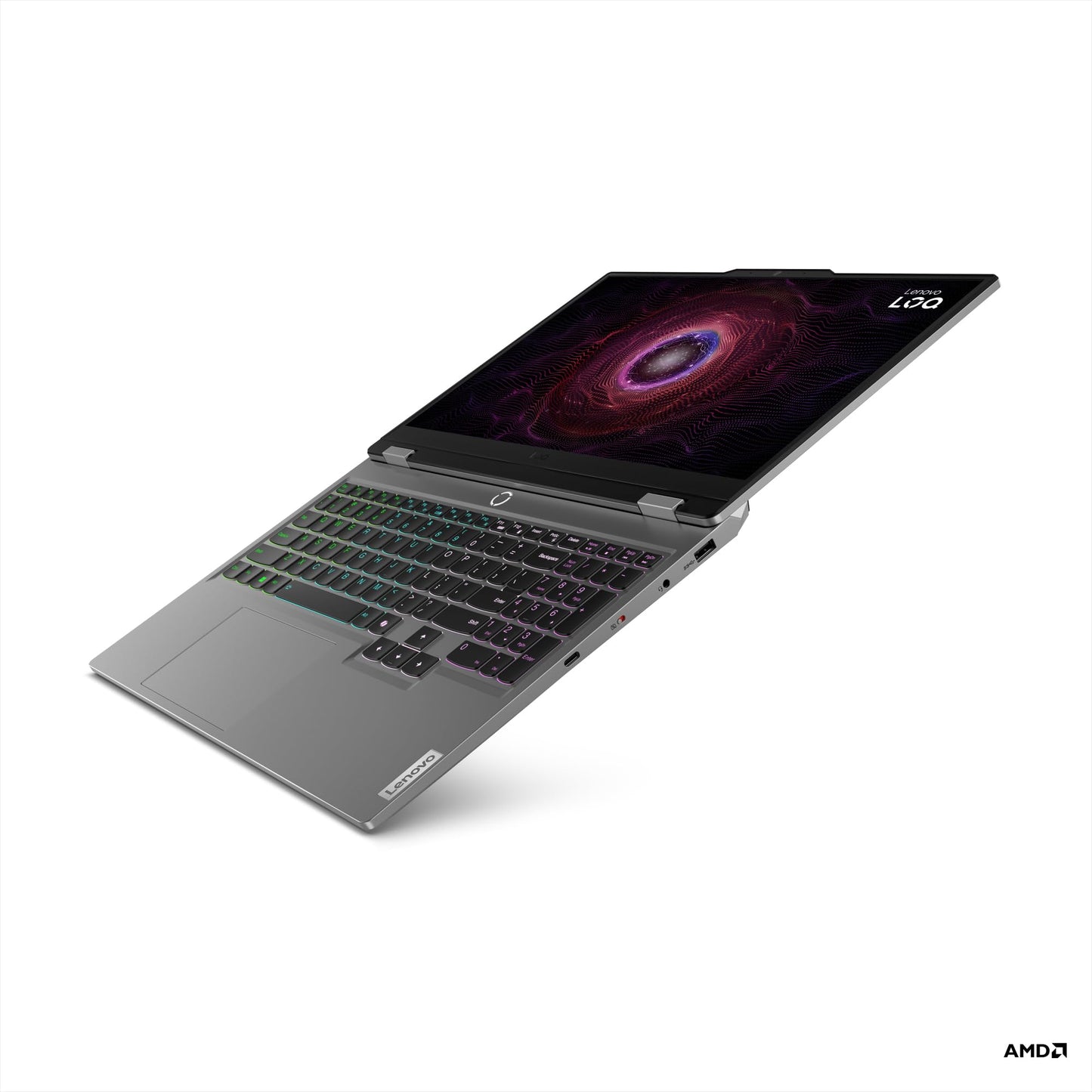 Lenovo LOQ 2024 AMD Ryzen 7 8845HS | NVIDIA RTX 4060 8GB (16GB RAM/1TB SSD/15.6" (39.6cm)/Windows 11/Office Home 2024/100% sRGB/3 Mon. Game Pass/Grey/2.4Kg), 83DX00CTIN Gaming Laptop